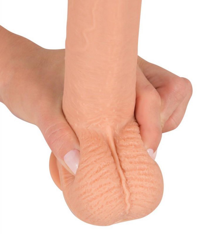 Żylaste realistyczne dildo na przyssawce intensywny orgazm 21,7 cm