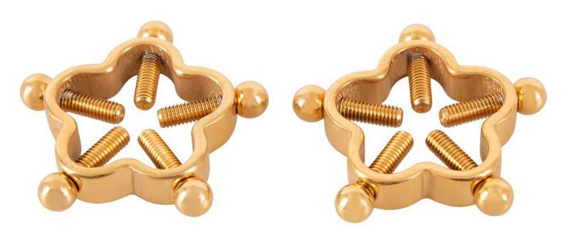 Zaciski klamerki na sutki śruby Bad Kitty jewellery 