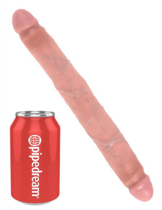 Realistyczne dwustronne dildo 30 cm