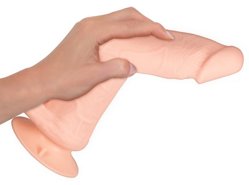 Realistyczne wibrujące dildo na przyssawce z pilotem 28,8 cm