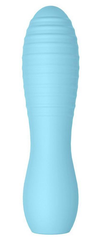 Cuties mini wibrator masażer z wypustkami niebieski