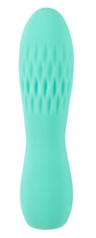 Cuties mini wibrator masażer z wypustkami  zielony