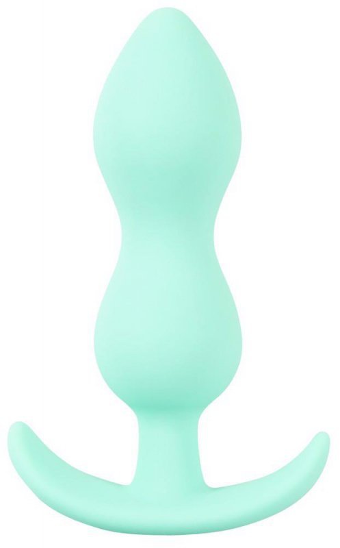 Korek analny z kulkami plug z uchwytem Cuties Plugs zielony