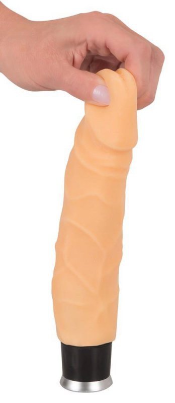 Realistyczny wibrator z cyber skóry sztuczny penis 23 cm