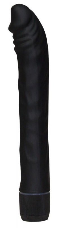 Realistyczny wibrator masażer waginy czarny 19 cm