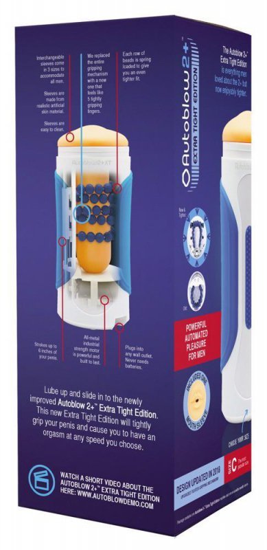 Potężna maszyna oralna sex-obciągara 230v AUTOBLOW 2+XT rozmiar C