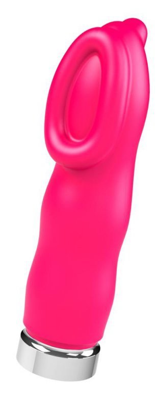 Wibrujący mini masażer stymulator łechtaczki różowy