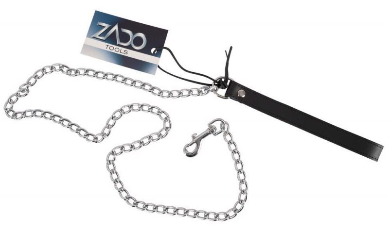 Zado metalowa smycz z karabińczykiem 110 cm
