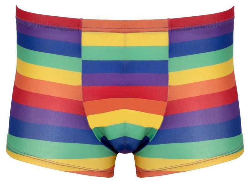 Seksowne bokserki męskie tęcza Men's Boxer Briefs Rainbow XL
