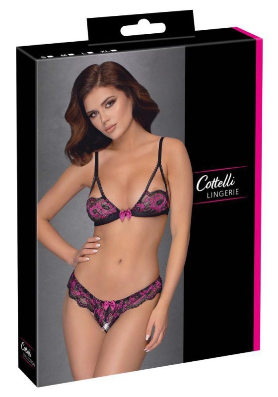 Komplet seksownej bielizny erotycznej Cottelli XL
