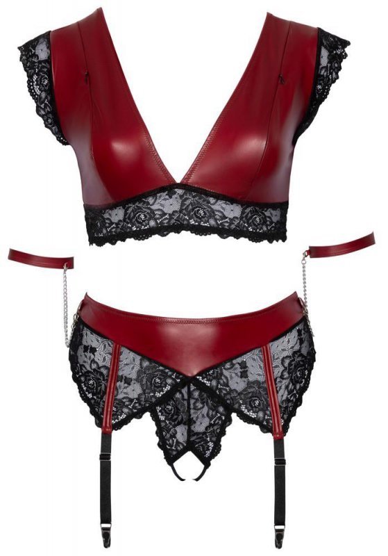 Komplet sex bielizny cottelli z pasem 2XL