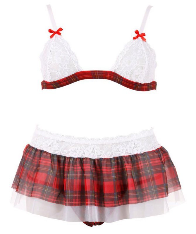Sexy komplet bielizny uczennica Cottelli L