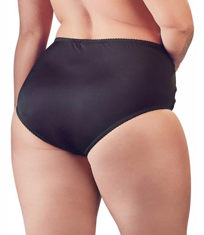 Czarne sex figi z wysokim stanem Cottelli XL