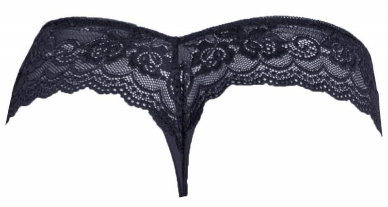 Seksowne majteczki z koronką czarne Cottelli XL