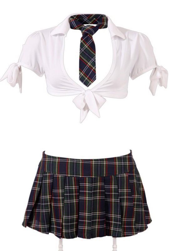 Gorąca uczennica komplet strój Cottelli XL