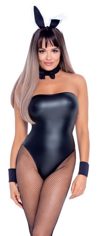 Seksowny strój czarnego króliczka  Cottelli Bunny L