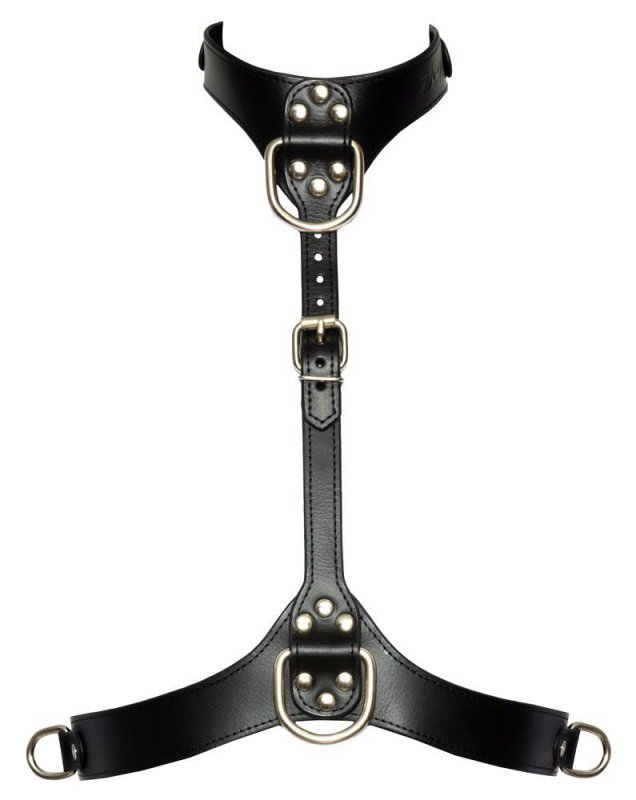 Harness uprząż na szyję i piersi Bad Kitty S-L