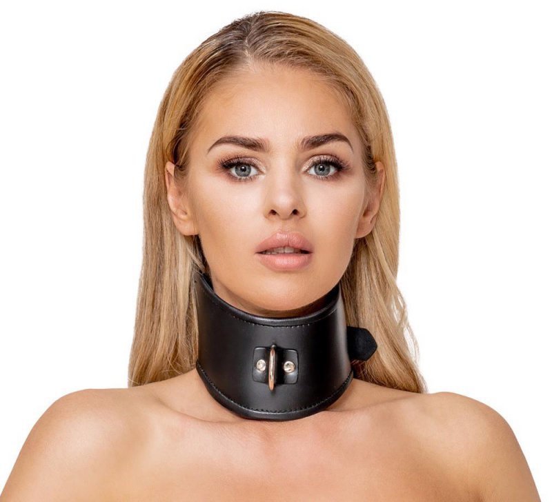 Bardzo szeroka obroża damska mankiet Bad Kitty Collar