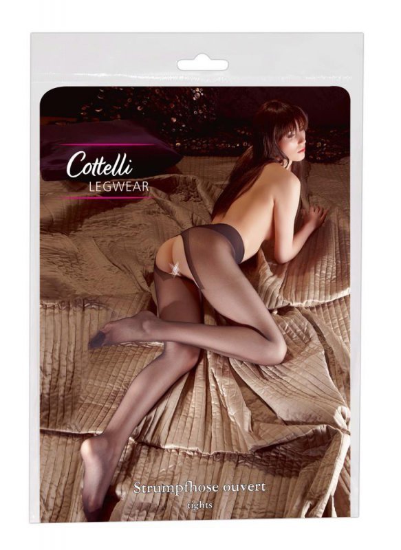 Uwodzicielskie sex rajstopy odkryte Cottelli  3