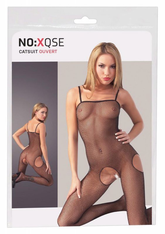 Seksowny bodystocking kombinezon erotyczny z dziurkami S/M