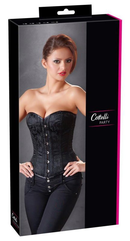 Sexy czarny gorset erotyczny Cottelli L