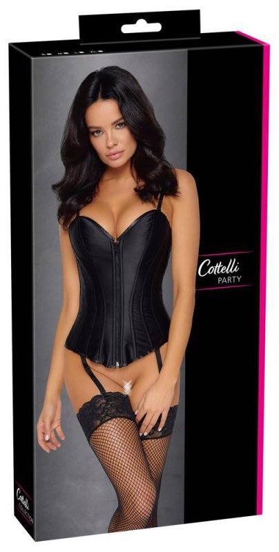 Elegancki czarny gorset Cottelli M