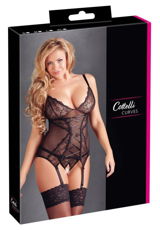 Namiętna bielizna erotyczna z pasem Cottelli  2XL