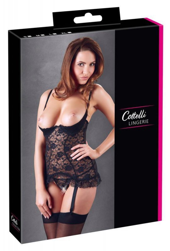 Odkryte piersi bielizna erotyczna Cottelli 80C/L