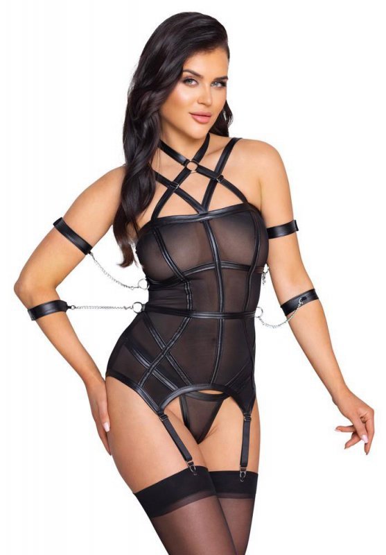 Seksowna bielizna bdsm paski Cottelli XL