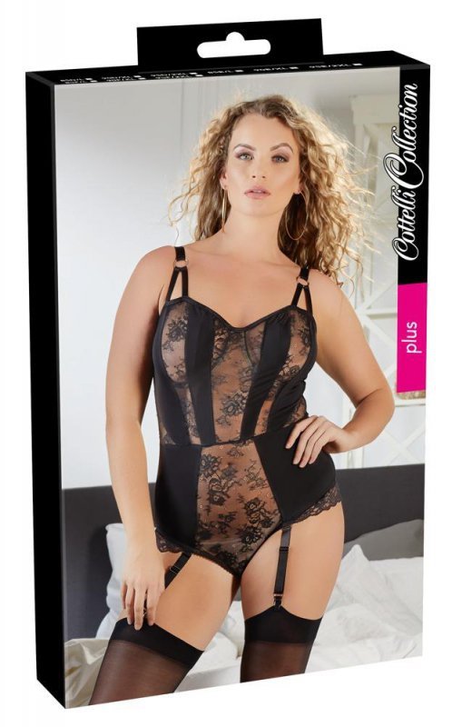 Sex bielizna piękne erotyczne body Cottelli  85E/L