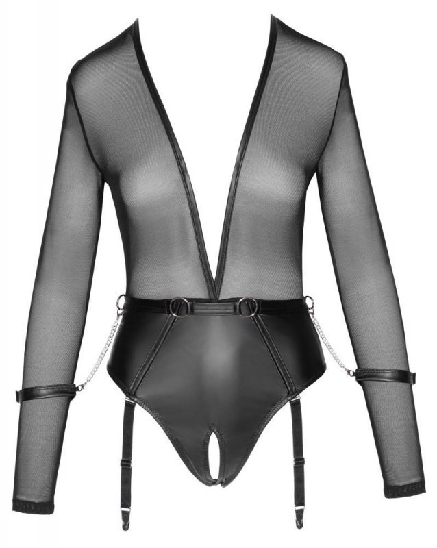 Seksowna bielizna body z wiązaniamI Cottelli XL
