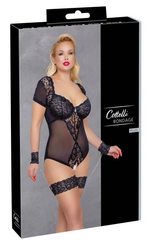 Seksowna bielizna sex body Cottelli Bondage 90D/XL