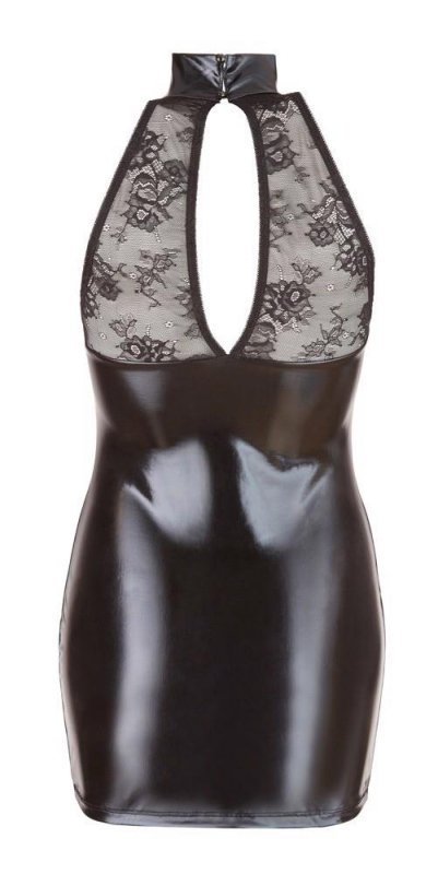 Sex sukienka mini z obrożą obcisła Cottelli L
