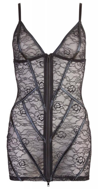 Seksowna obcisła koszulka babydoll Cottelli  S