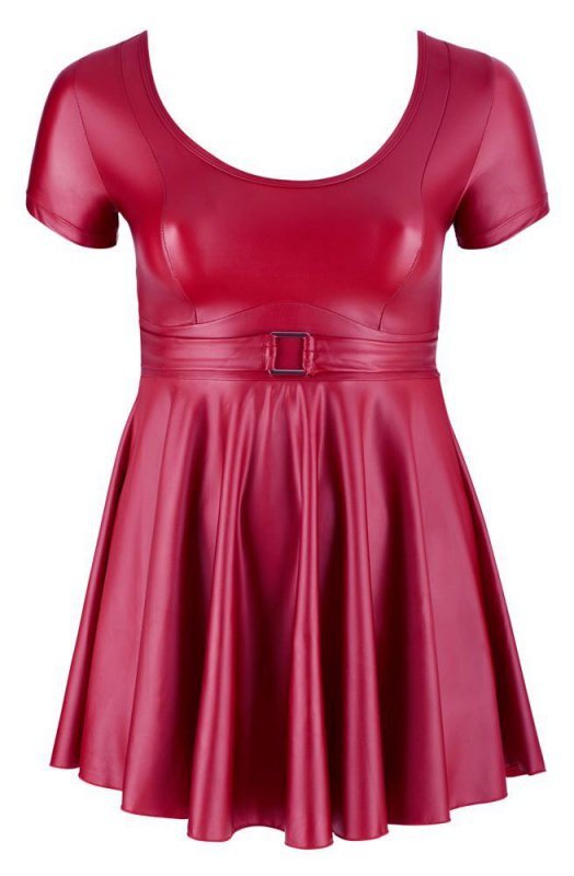 BORDOWA ROZKLOSZOWANA SUKIENKA BDSM COTTELLI 4XL