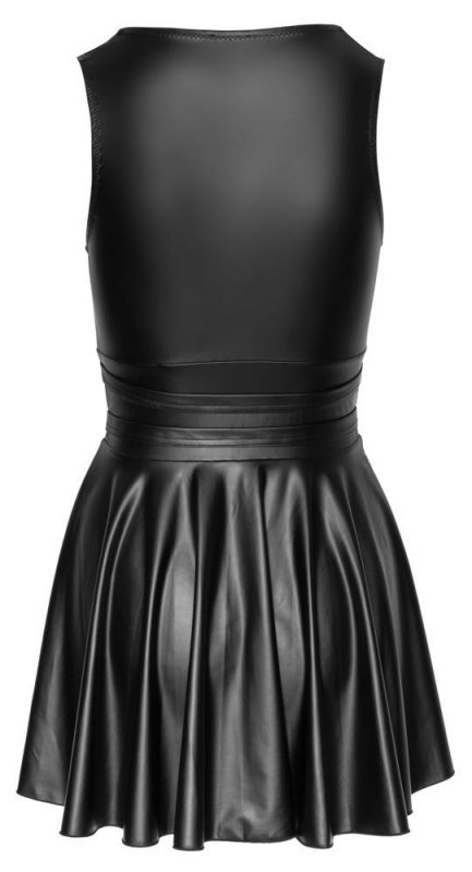 Czarna mini sukienka Flared Dress XL