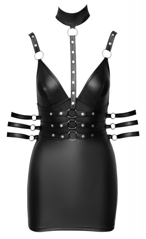 Seksowna sukienka bdsm ekoskóra Cottelli M