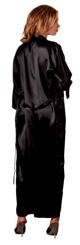 Kuszące kimono długi sex szlafrok Cottelli 2XL/3XL