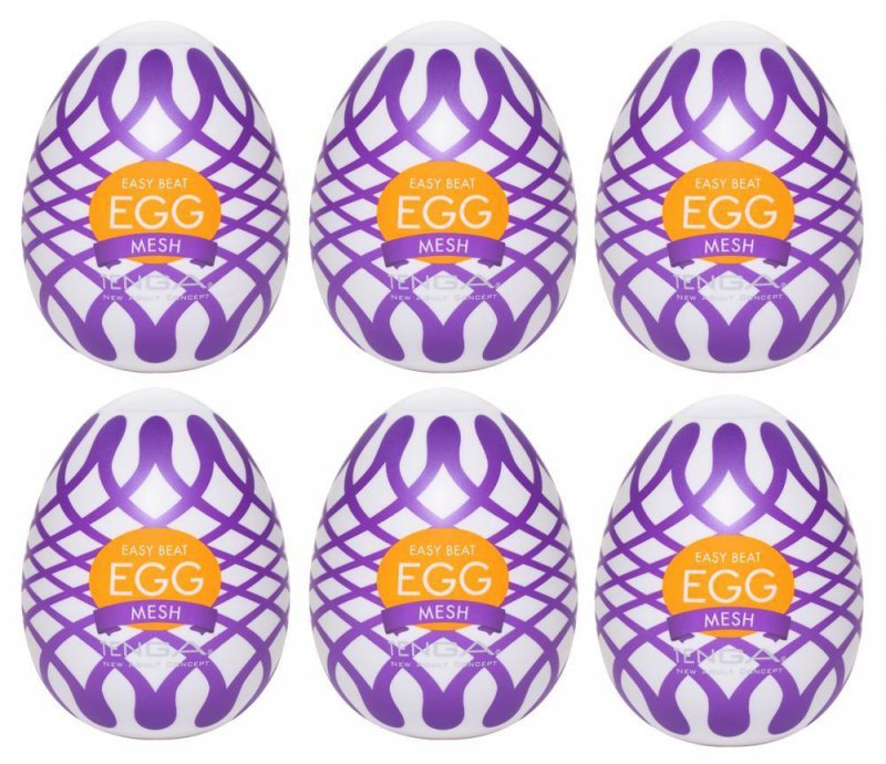 Jednorazowy masturbator Tenga Egg Mesh 6 sztuk