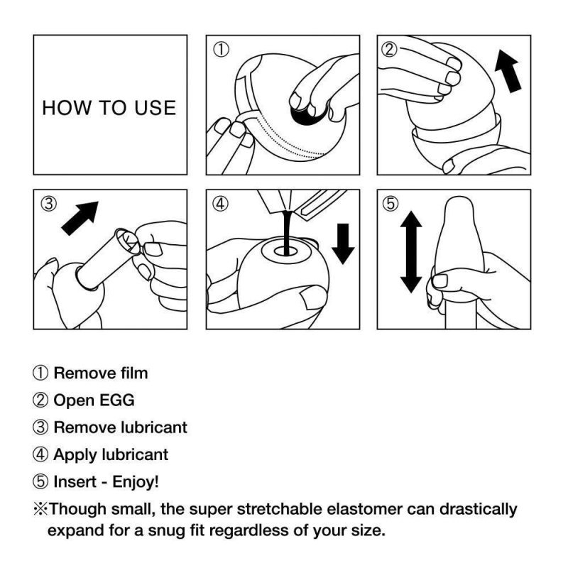 Jednorazowy masturbator Tenga Egg Sphere Single