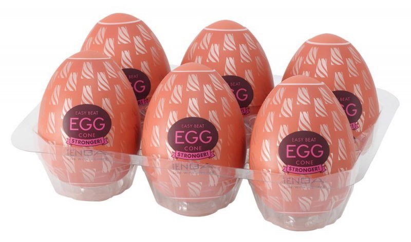 Zestaw masturbatorów jajeczka Tenga Egg Cone HB 6 szt