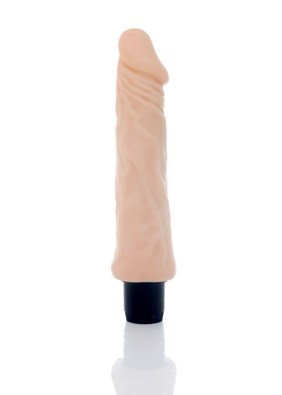 Mocne realistyczne dildo wibrujące z cyber skóry 20,5 cm