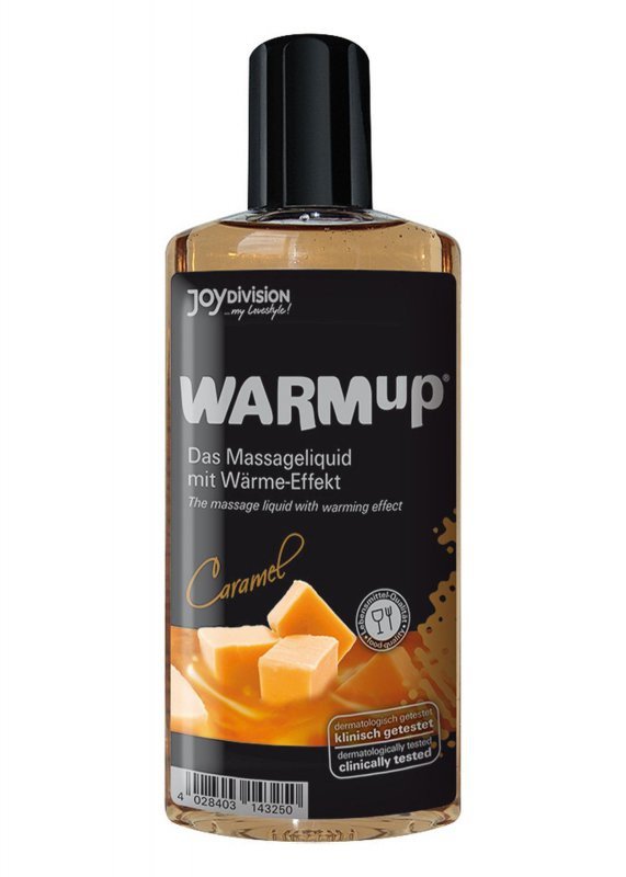 Rozgrzewający żel do masażu karmel 150 ml