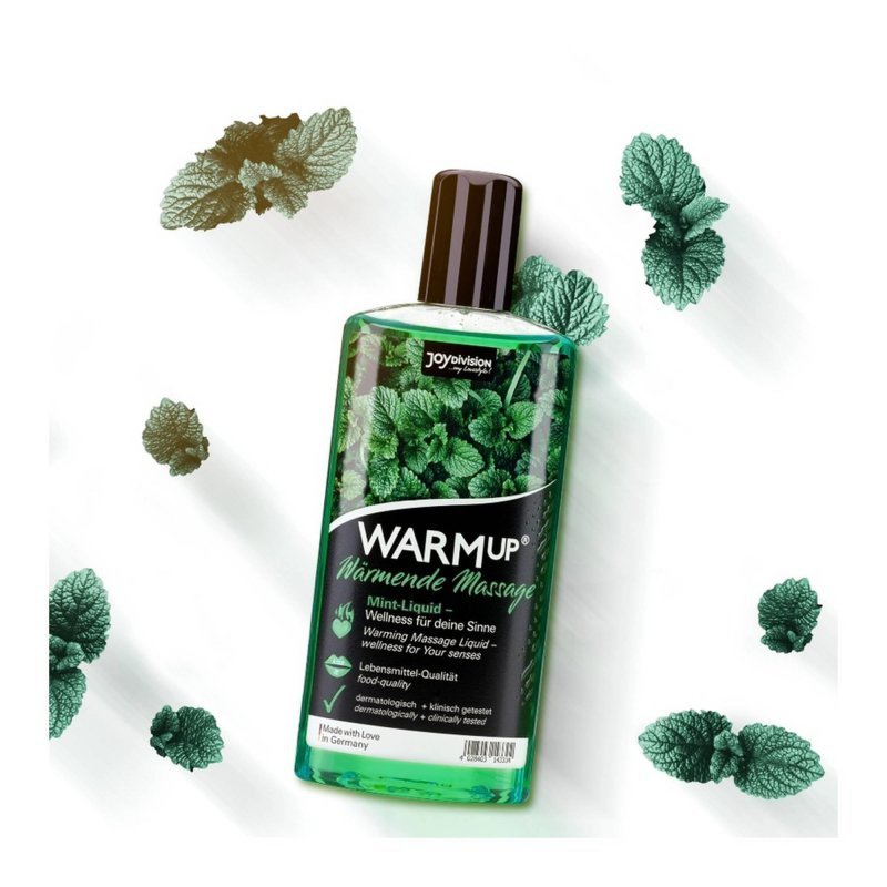Rozgrzewający żel do masażu miętowy 150 ml
