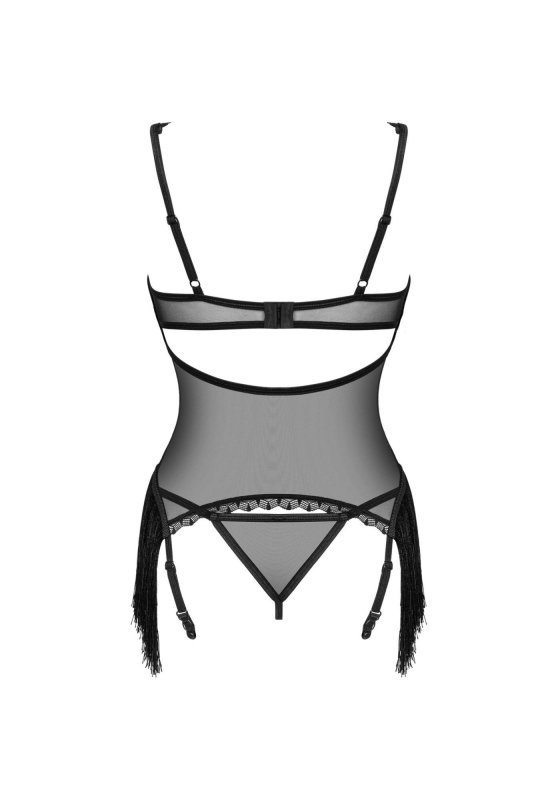 Bielizna erotyczna Sherila gorset i stringi  M/L