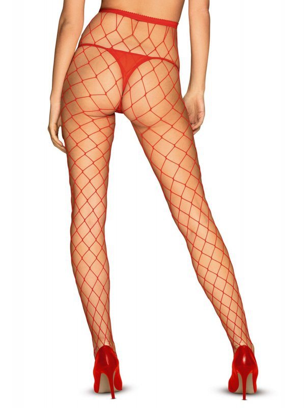 Obsessive S812 rajstopy czerwone XL/XXL