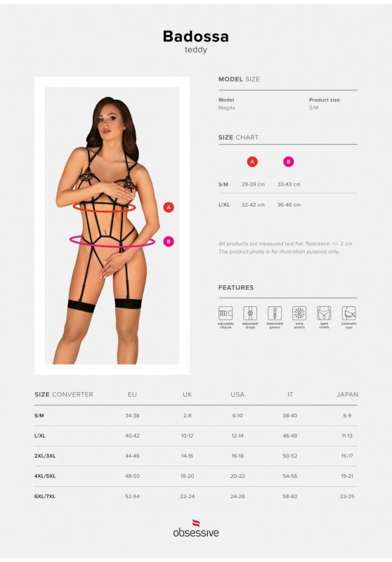 Obsessive Badossa body otwarte  S/M