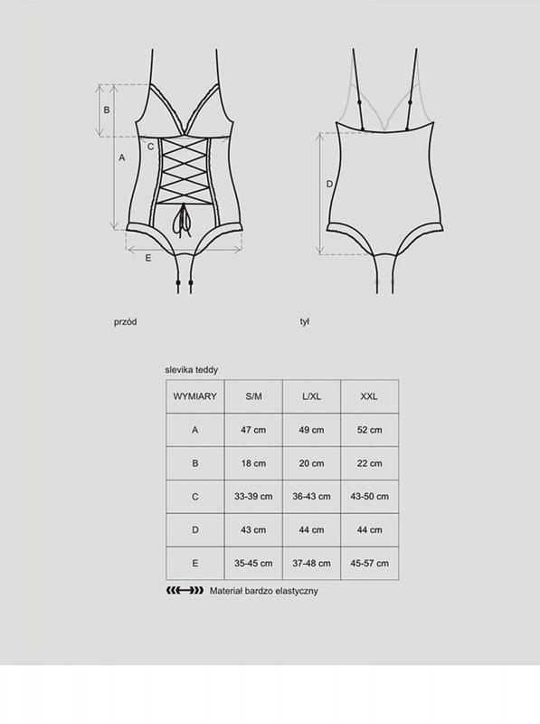 Obsessive Slevika body  S/M