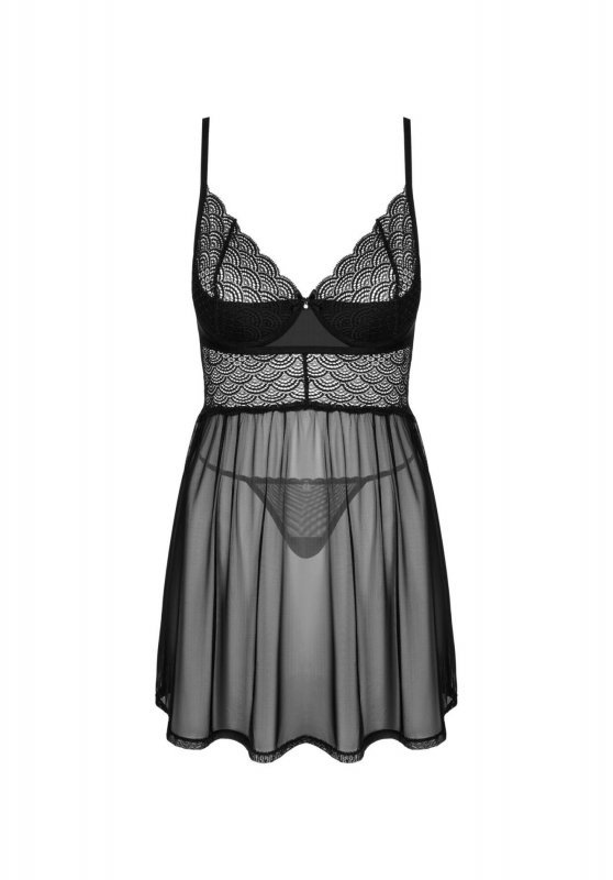 Sekswony zestaw babydoll i stringi Obssesive   M/L