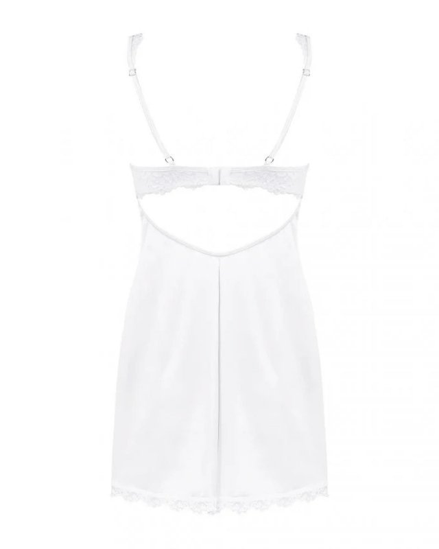 Obsessive Amor Blanco koszulka i stringi biały  L/XL